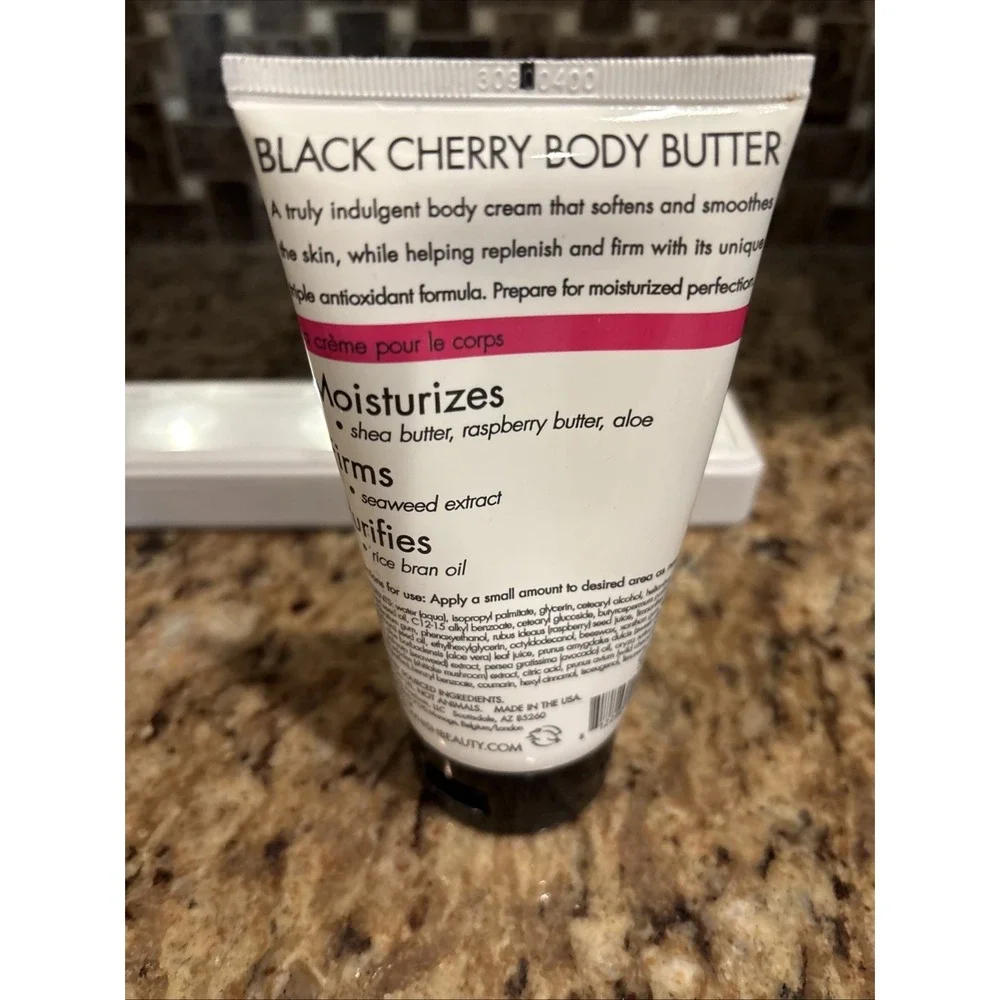Whish Black Cherry Body Butter Lasting Hydration Collagen Boosting 5.0 oz Sealed